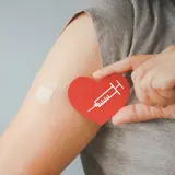 Patient who received a flu shot